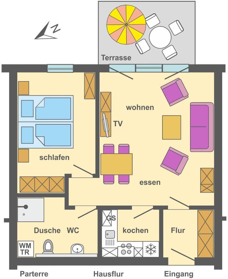 Ferienpark Freesenbruch Wohnung 4 2 - Ostseeperle ツィングシュト エクステリア 写真